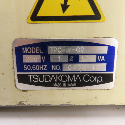 Tsudakoma TPC-Jr-G2 Rotary Indexing Controller 200V 1PH 1.2kVA 50/60HZ Damaged