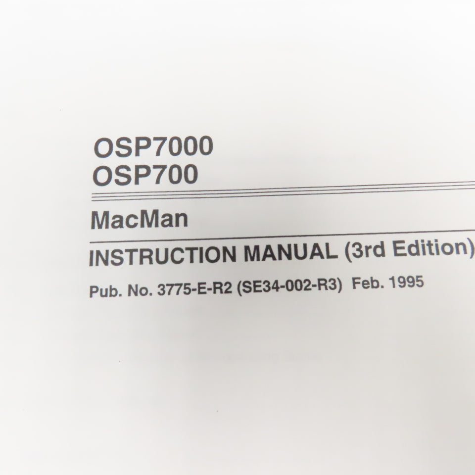 Okuma MX-45VA MX-45VAE OSP700M Maintenance Repair Manual Library Lot Of 9