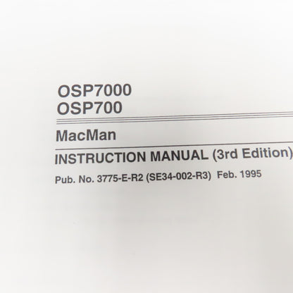 Okuma MX-45VA MX-45VAE OSP700M Maintenance Repair Manual Library Lot Of 9