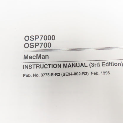 Okuma MX-45VA MX-45VAE OSP700M Maintenance Repair Manual Library Lot Of 9