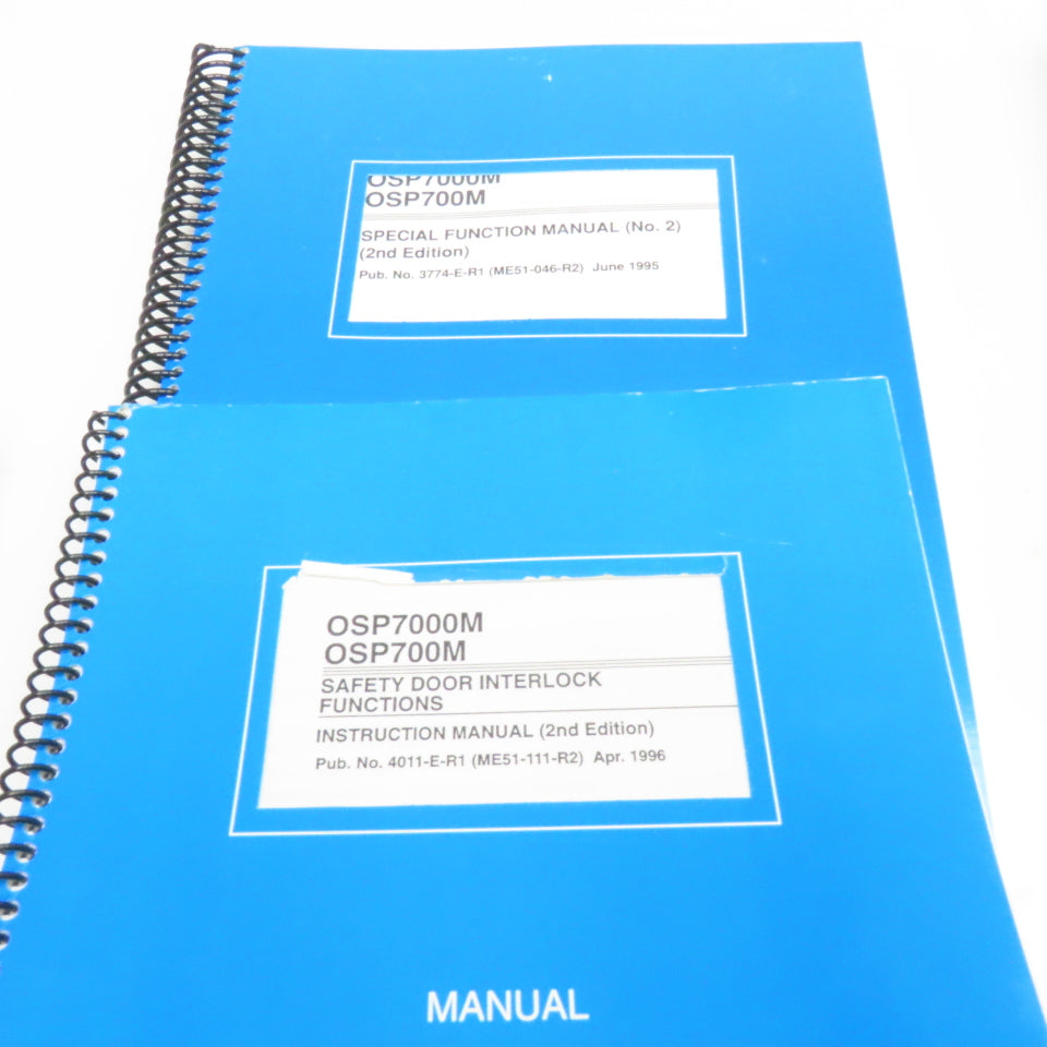Okuma MX-45VA MX-45VAE OSP700M Maintenance Repair Manual Library Lot Of 9