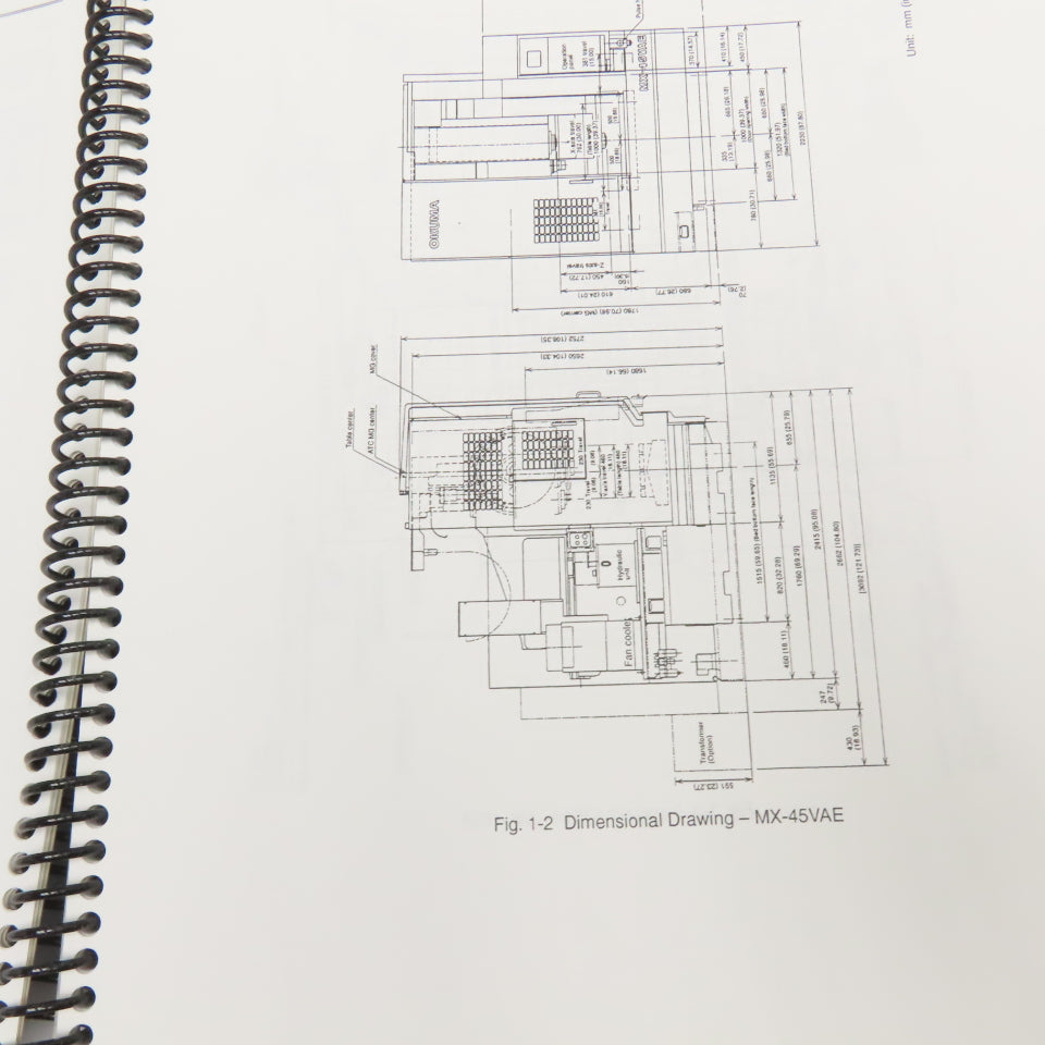 Okuma MX-45VA MX-45VAE OSP700M Maintenance Repair Manual Library Lot Of 9