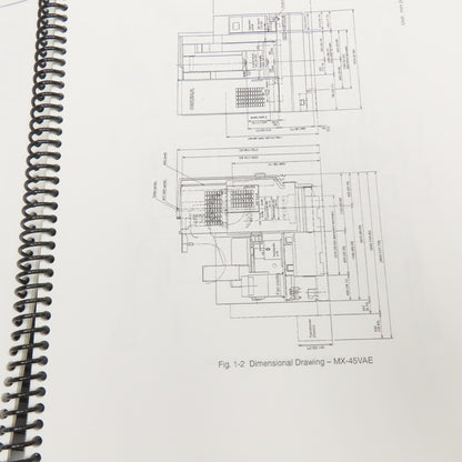 Okuma MX-45VA MX-45VAE OSP700M Maintenance Repair Manual Library Lot Of 9