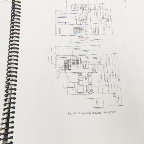 Okuma MX-45VA MX-45VAE OSP700M Maintenance Repair Manual Library Lot Of 9