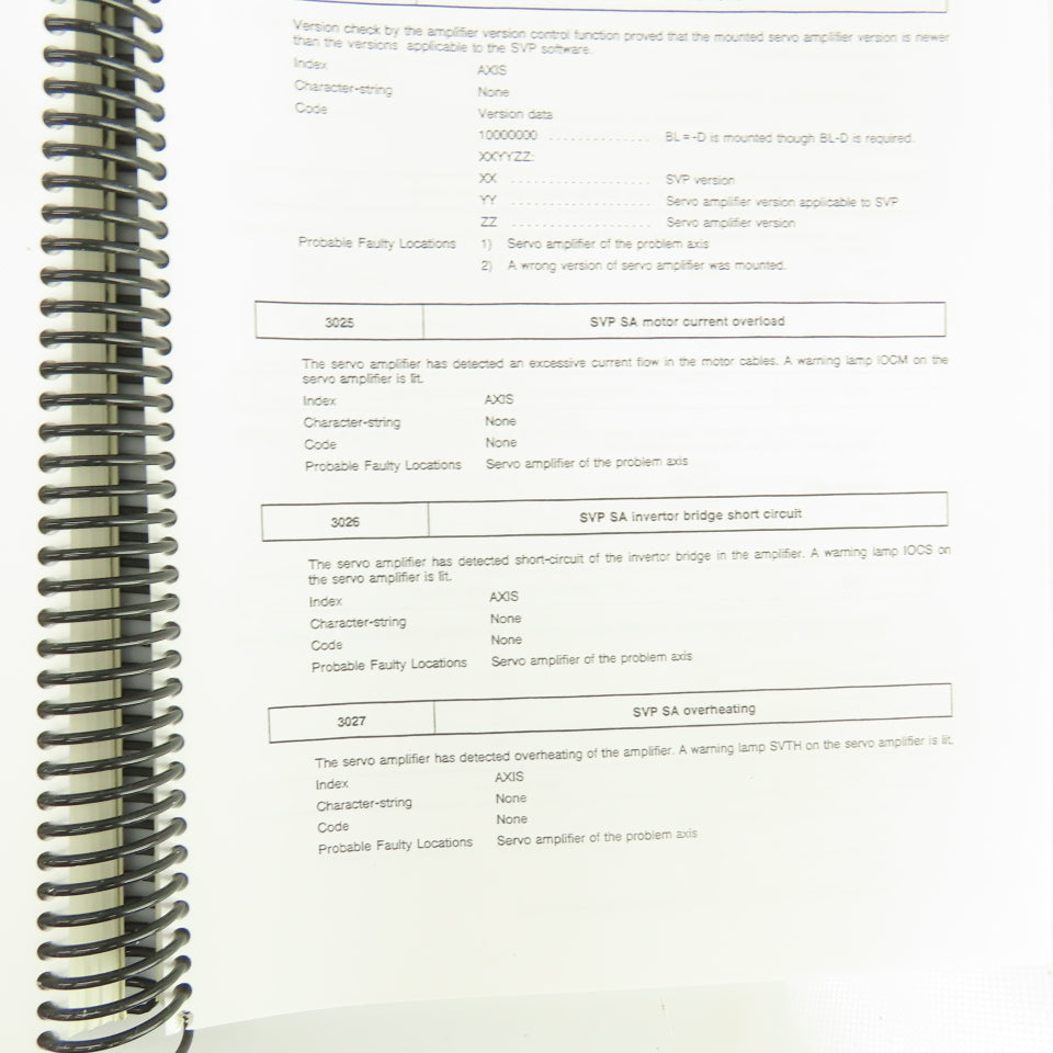 Okuma OSP7000 OSP700 Alarm & Error List Special Function &Instruction Manual (3)