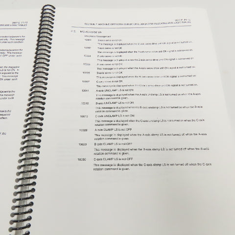 Okuma MX-45VA MX-45VAE OSP700M Maintenance Repair Manual Library Lot Of 6