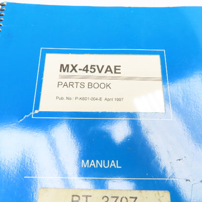 Okuma MX-45VA MX-45VAE OSP700M Maintenance Repair Manual Library Lot Of 6