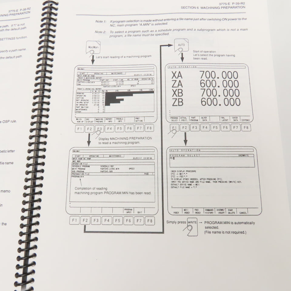 Okuma MX-45VA MX-45VAE OSP700M Maintenance Repair Manual Library Lot Of 6
