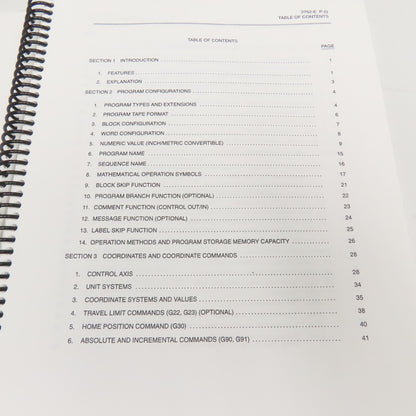 Okuma MX-45VAE OSP7000M Programming Manual 2nd Edition 3752-E-R1