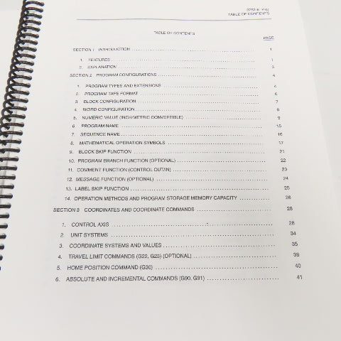 Okuma MX-45VAE OSP7000M Programming Manual 2nd Edition 3752-E-R1