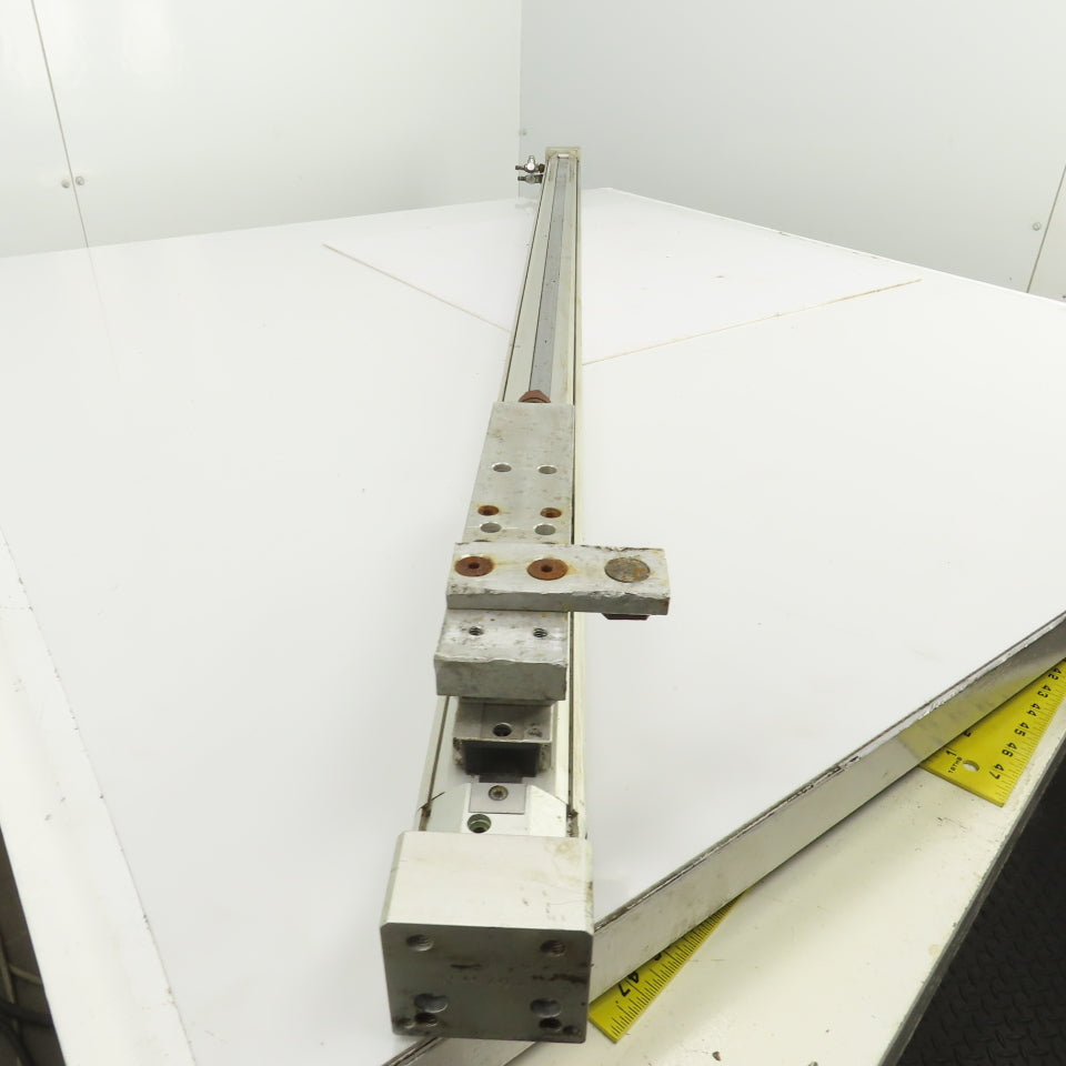 N-M-40-E Pneumatic Linear Slide Drive Actuator 52" Travel 68-1/2" OAL