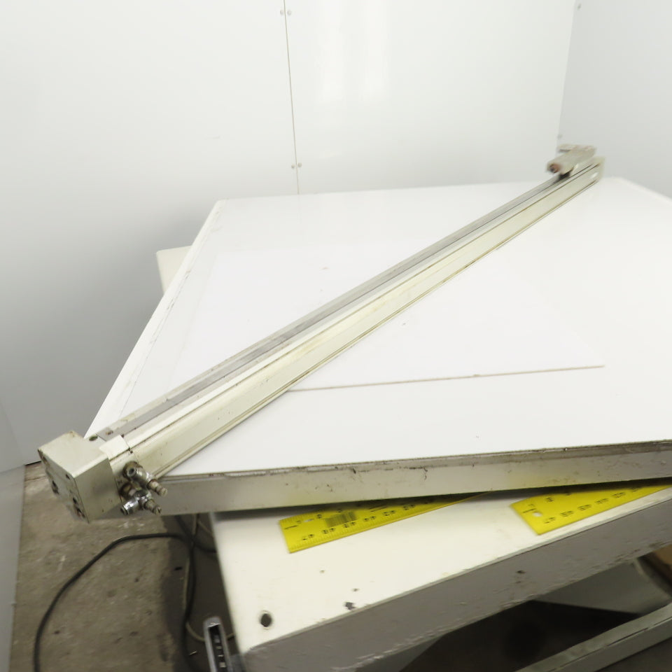 N-M-40-E Pneumatic Linear Slide Drive Actuator 52" Travel 68-1/2" OAL