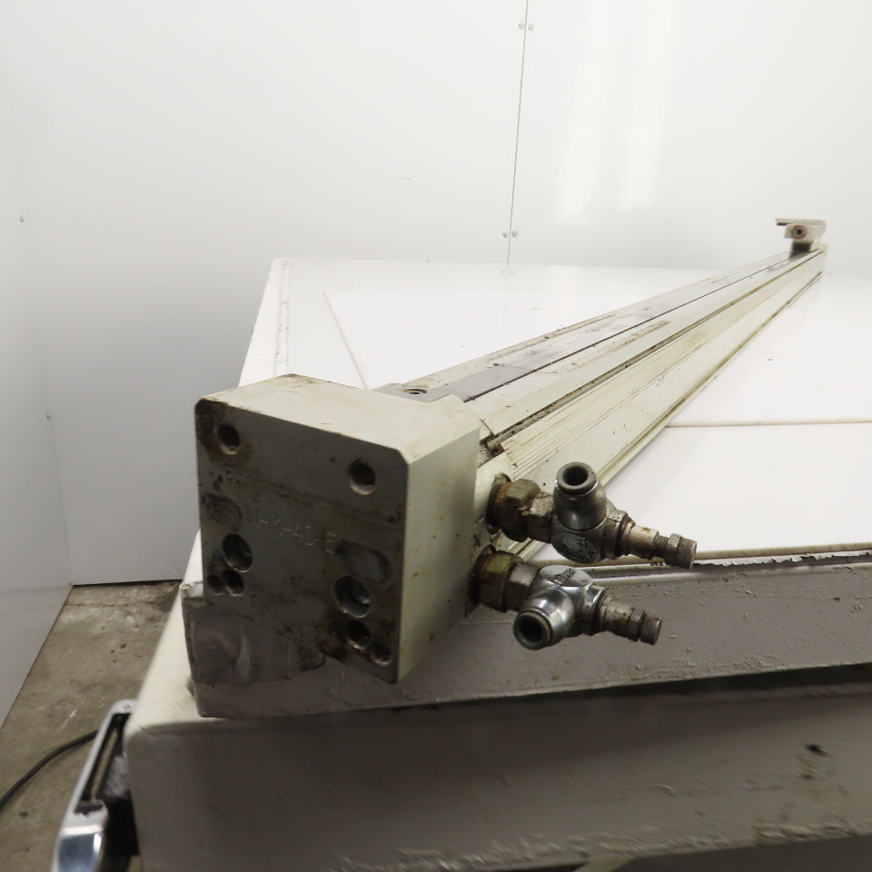 N-M-40-E Pneumatic Linear Slide Drive Actuator 52" Travel 68-1/2" OAL