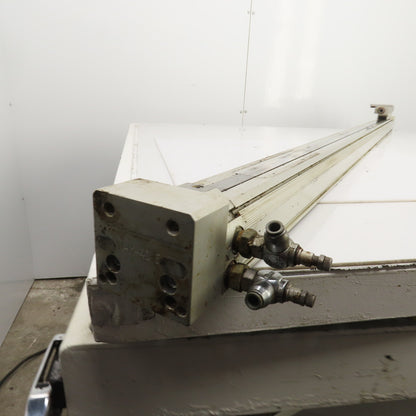 N-M-40-E Pneumatic Linear Slide Drive Actuator 52" Travel 68-1/2" OAL