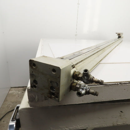 N-M-40-E Pneumatic Linear Slide Drive Actuator 52" Travel 68-1/2" OAL