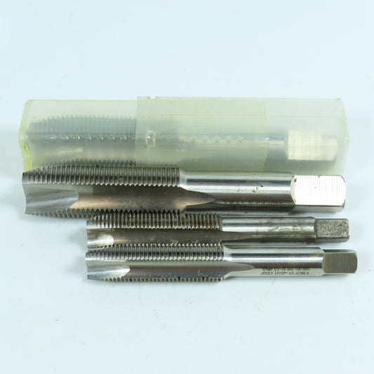 1/2"-20 & 3/4"-16 Straight Thread Plug Tap 3 Flute GH4 Lot of 4