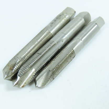 Misc. 5/16"-24, 3/8"-24 Straight Thread Plug Tap 3 Flute Lot of 3