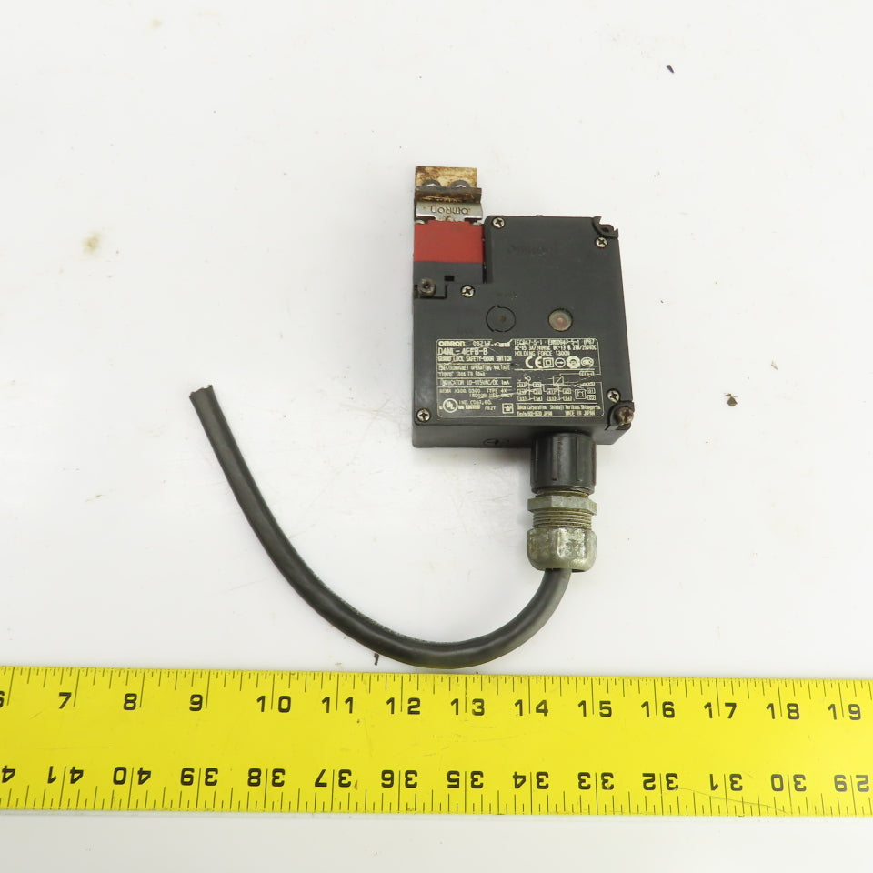 Omron D4NL-4EFB-B Guard Lock Safety Door Switch 240VAC W/Key