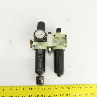 Numatics FlexiBlok P22BG03JM Filter Regulator Lubricator FRL 3/8" NPT