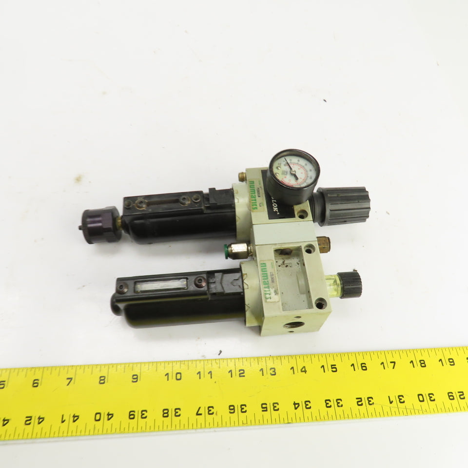 Numatics FlexiBlok P22BG03JM Filter Regulator Lubricator FRL 3/8" NPT