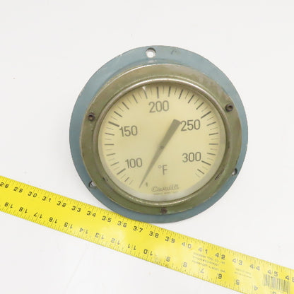Cerutti 0-300°F Thermometer Back Probe 8" Wide Parts Or Repair