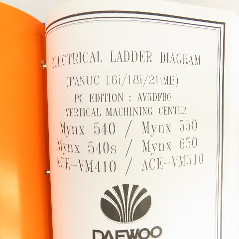 Daewoo Mynx 540 550 650 Safety Electrical Ladder Diagram Parts List Manual