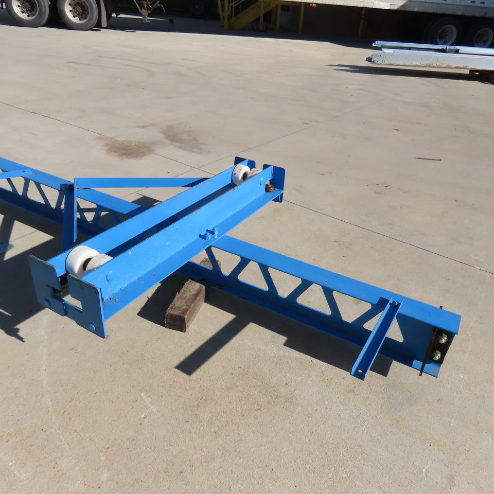 PWI Ultra-Lite 500Lbs Manual Underhung Bridge Crane 25' Travel 20' C to C mounts