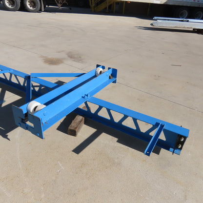 PWI Ultra-Lite 500Lbs Manual Underhung Bridge Crane 25' Travel 20' C to C mounts