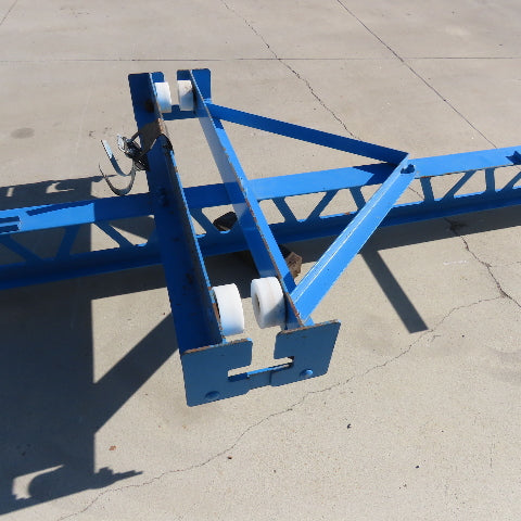 PWI Ultra-Lite 500Lbs Manual Underhung Bridge Crane 25' Travel 20' C to C mounts