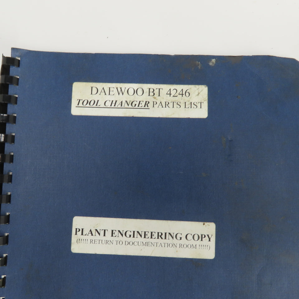 Daewoo Mynx 500 540 DMV 4020 4020d Parts List Electrical Diagram ATC Parts List