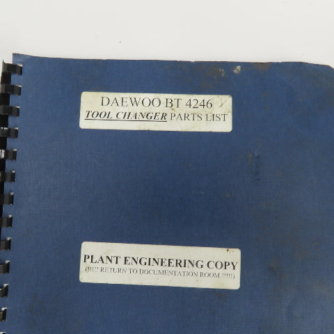 Daewoo Mynx 500 540 DMV 4020 4020d Parts List Electrical Diagram ATC Parts List