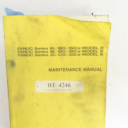 Fanuc Series 16i / 18i / 21i 16/180/210 Model B B-6352EN/02 Maintenance Manual