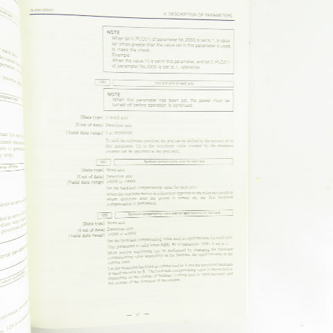 Fanuc Series 21i 210i Model B B-63610EN/01 Parameter Manual