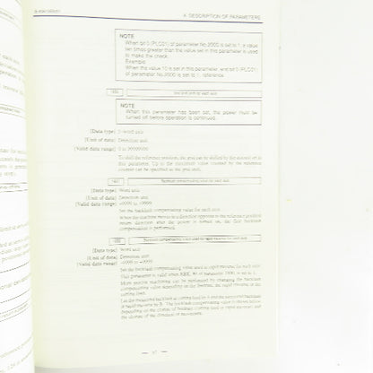 Fanuc Series 21i 210i Model B B-63610EN/01 Parameter Manual