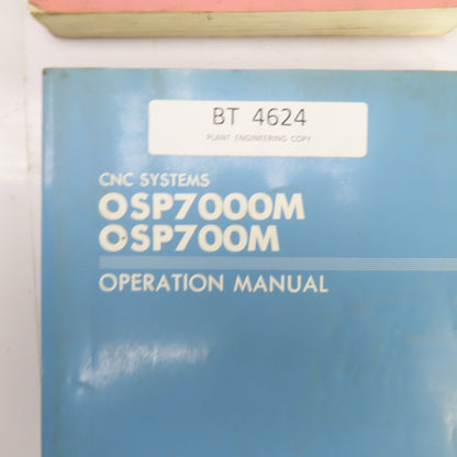 Okuma OSP700 OSP7000 Operation, Alarm & Error List, Instruction Manual Library