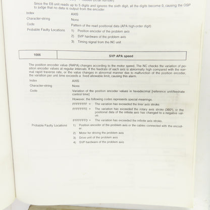 Okuma OSP700 OSP7000 Operation, Alarm & Error List, Instruction Manual Library