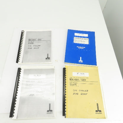 Okuma MX-45V / 55V Electrical Drawing Manual W/Instruction Manual Lot/4