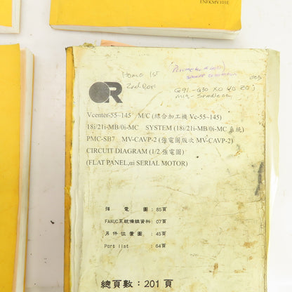 Victor Taichung V Center55-45 Part List Circuit Diagram Instruction Manual Lot/4