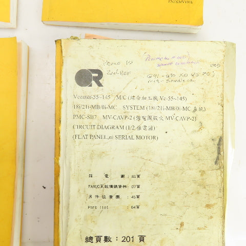 Victor Taichung V Center55-45 Part List Circuit Diagram Instruction Manual Lot/4
