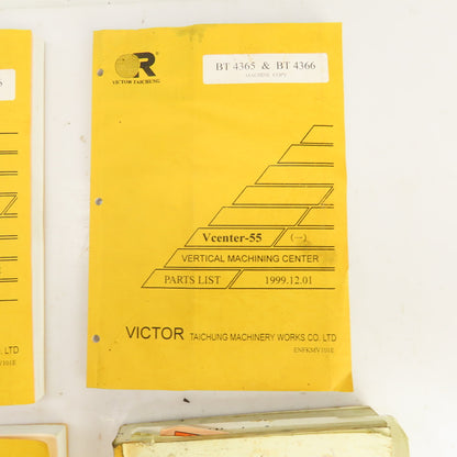 Victor Taichung V Center55-45 Part List Circuit Diagram Instruction Manual Lot/4