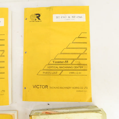 Victor Taichung V Center55-45 Part List Circuit Diagram Instruction Manual Lot/4