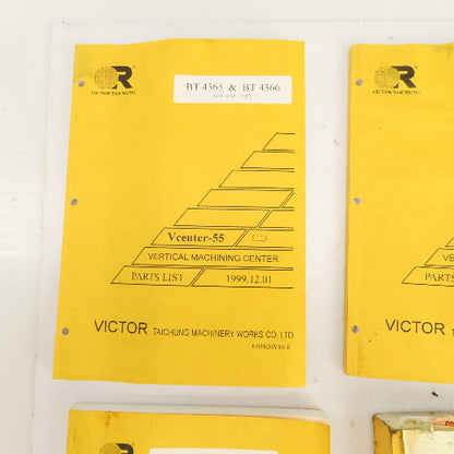 Victor Taichung V Center55-45 Part List Circuit Diagram Instruction Manual Lot/4