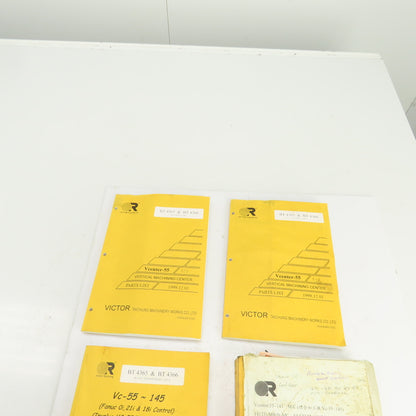 Victor Taichung V Center55-45 Part List Circuit Diagram Instruction Manual Lot/4