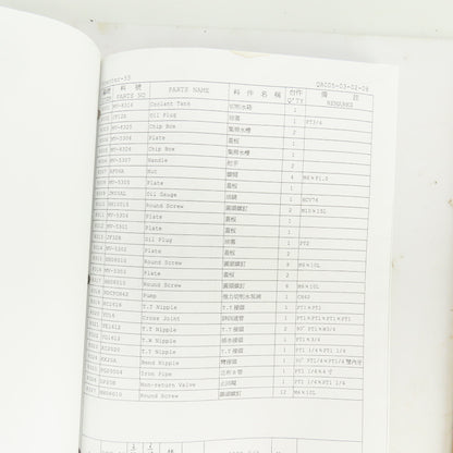 Victor Taichung V Center55-45 Part List Circuit Diagram Instruction Manual Lot/4