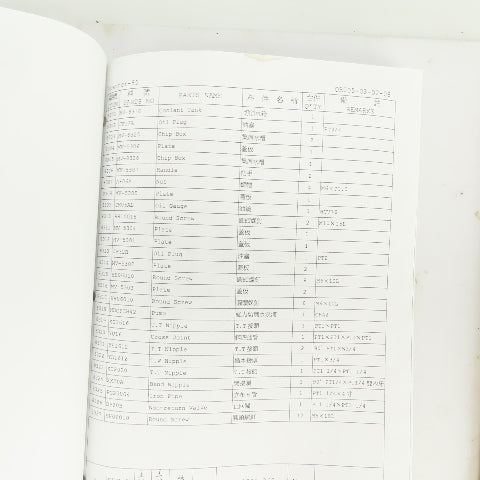 Victor Taichung V Center55-45 Part List Circuit Diagram Instruction Manual Lot/4