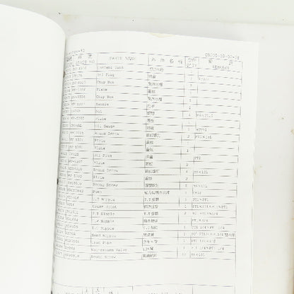 Victor Taichung V Center55-45 Part List Circuit Diagram Instruction Manual Lot/4