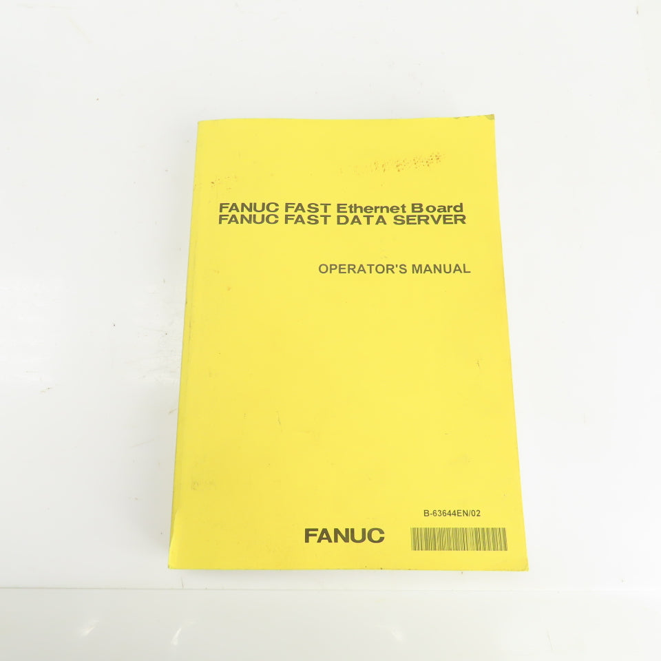 Fanuc B-63644EN/02 Fast Ethernet Board / Fast Data Server Operators Manual