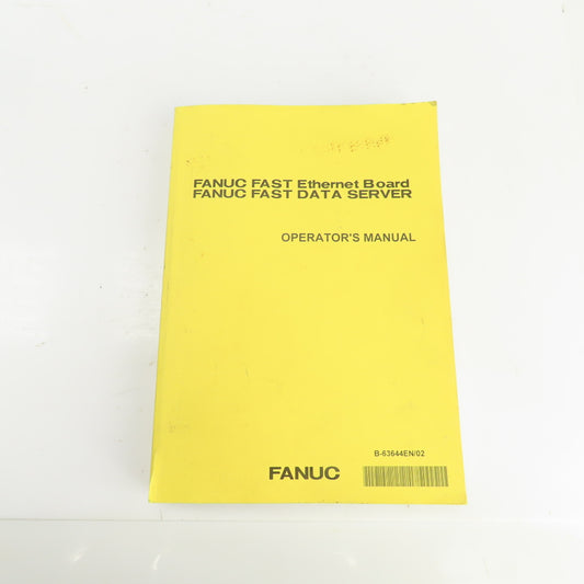 Fanuc B-63644EN/02 Fast Ethernet Board / Fast Data Server Operators Manual