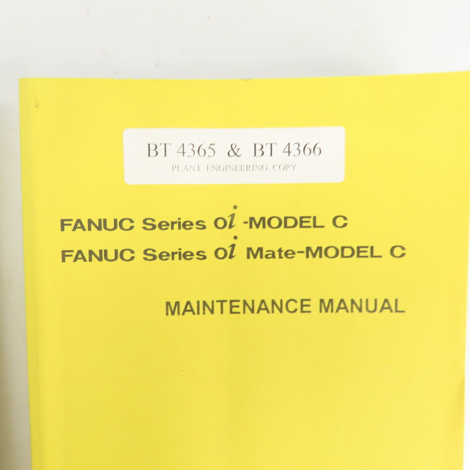 Fanuc B-64120EN/01 B-64115EN/01 Series oi Mate Mod C Parameter&Maintenance Lot/2