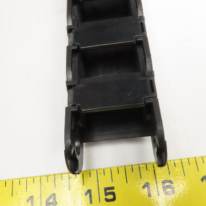 Igus 14.2.048 1" x 7/8" Plastic Feed Thru Wire Energy Chain Cable Carrier 58"